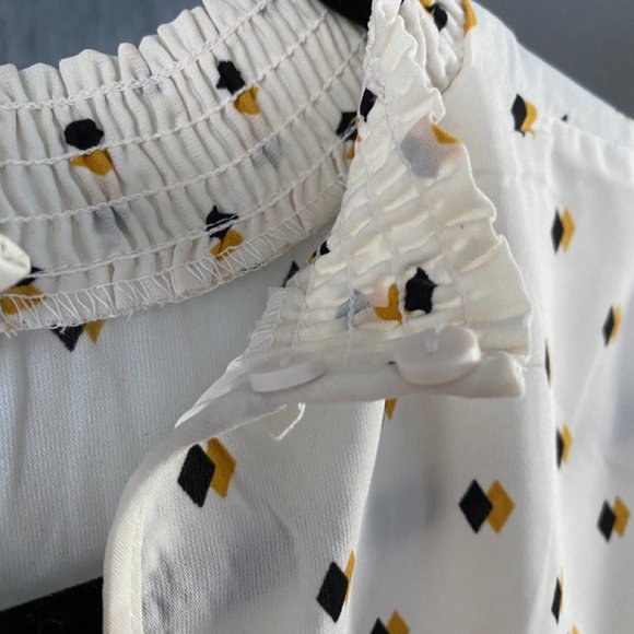 VERO MODA Women's Vmsine L/S Smock Top Blouse - Picture 4 of 8